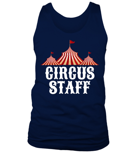 Vintage Circus Themed Birthday Party Event Staff Tank Top Unisex