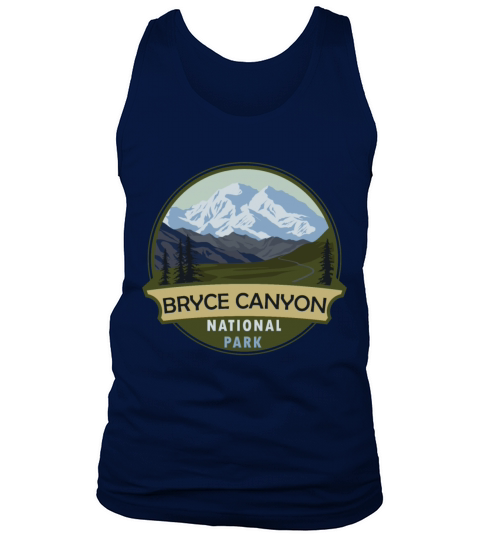 Vintage Retro Bryce Canyon National Park Mountain Tank Top Unisex