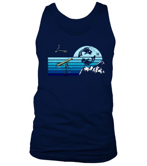 Zodiac Pisces Star Sign Tank Top Unisex
