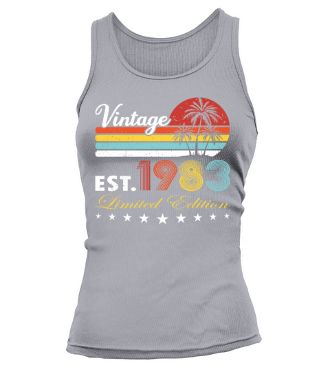 40th birthday vintage 1983 limited edition Tank top Woman