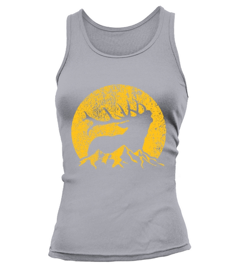 American Elk Hunter Dad Vintage Retro Bow Hunting Tank top Woman