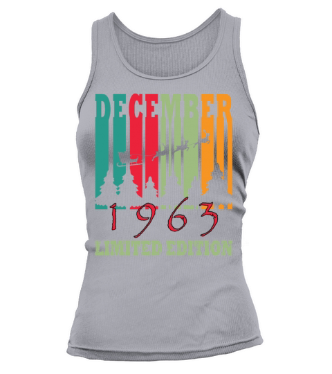 Birth Month December 1963 Vintage Tank top Woman