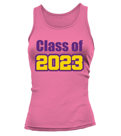 Class of 2023 purple gold Tank top Woman