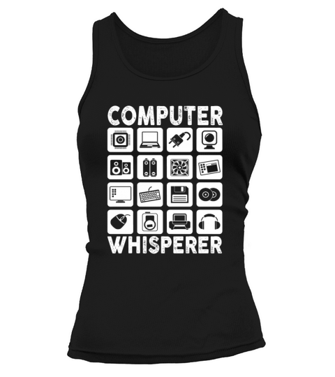 Computer Whisperer IT Tech Support Network Tank top Woman