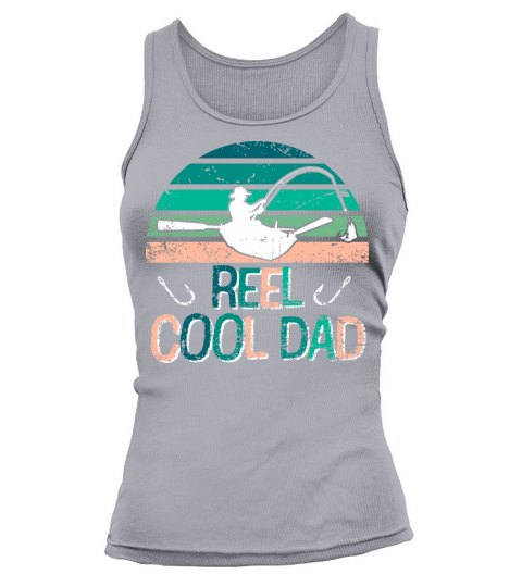 Retro Vintage Fishing dad Tank top Woman