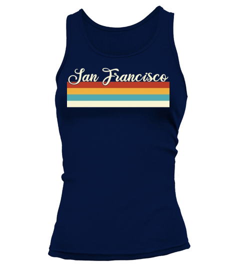San Francisco - California - Retro - Vintage Tank top Woman