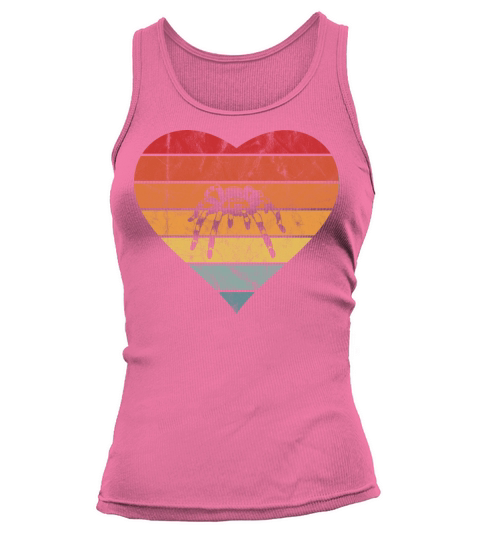 Tarantula Vintage Heart Sunset Cute Womens Tarant Tank top Woman