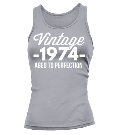 Vintage 1974 aged to perfection Tank top Woman