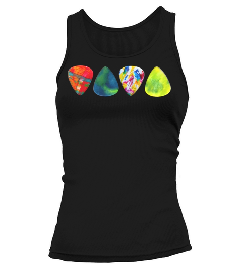Vintage Guitar Picks Tank top Woman