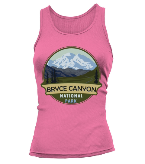 Vintage Retro Bryce Canyon National Park Mountain Tank top Woman