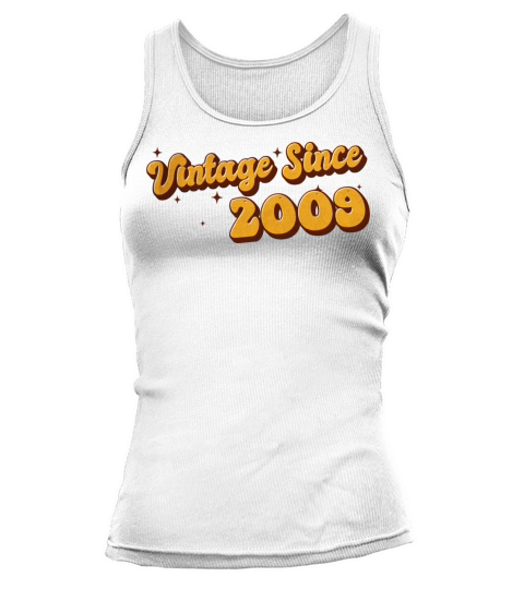 Vintage since 2009 14 Years Old - Groovy 14th Tank top Woman