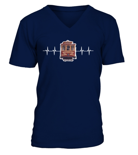 Aerial Tram Tramway Cable Car Cableway Gondola V-Neck T-shirt