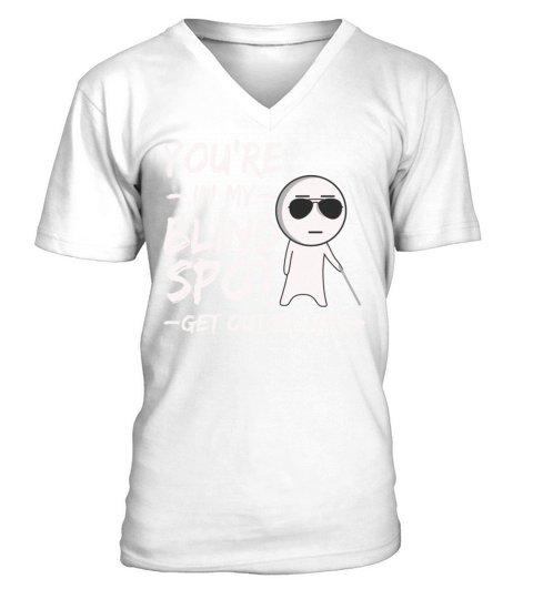 Blind Blindness Awareness Visually Impaired People V-Neck T-shirt
