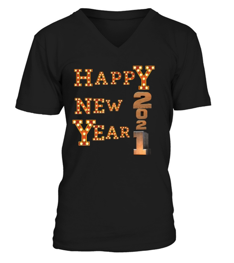 Happy new year 2021 V-Neck T-shirt