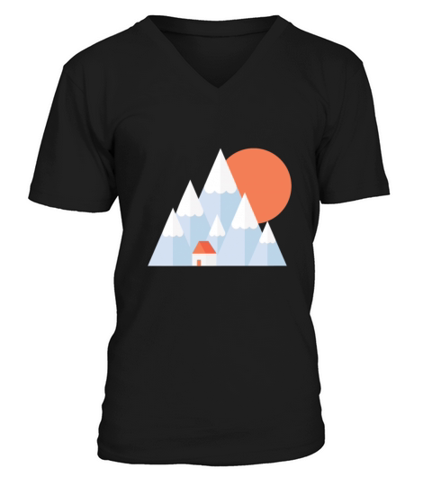 Snow Valley V-Neck T-shirt