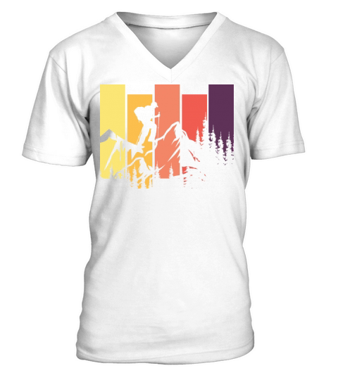 wildlife forest hiking nature mountains V-Neck T-shirt