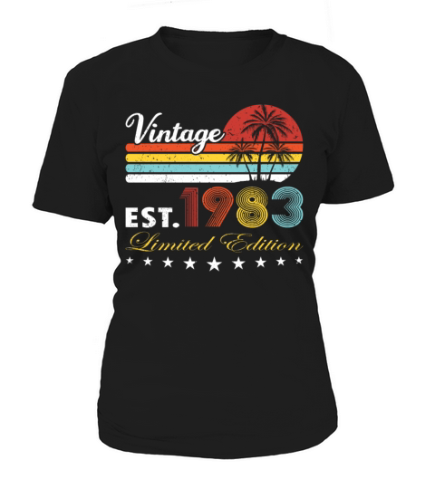 40th birthday vintage 1983 limited edition Women's T-Shirt