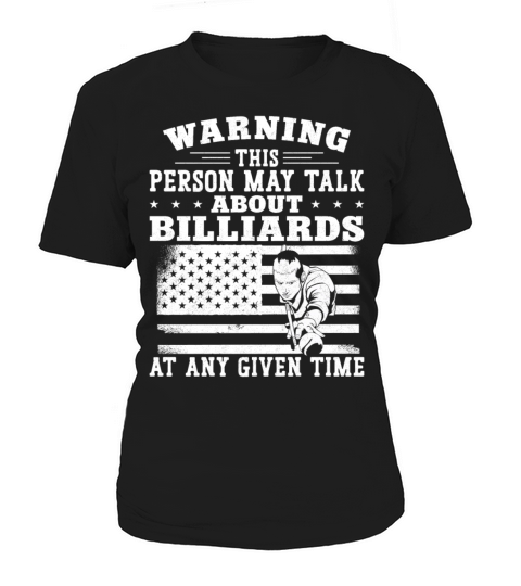 Billiards Pool Player Ball Vintage Women's T-Shirt