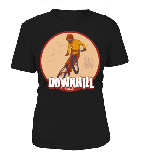 downhill down mountain biking vintage style Women's T-Shirt