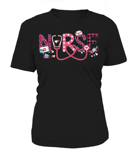 LOVE Stethoscope Nurse Life Valentine Day 2023 Women's T-Shirt