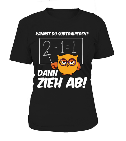 Math Black Humor Funny German Women's T-Shirt