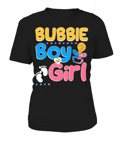 Pink or Blue Bubby Loves You Jewish Grandmother Women's T-Shirt