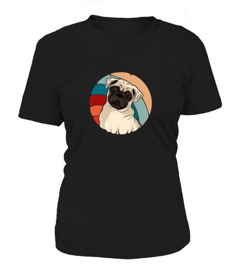 Pug Retro Vintage Women's T-Shirt
