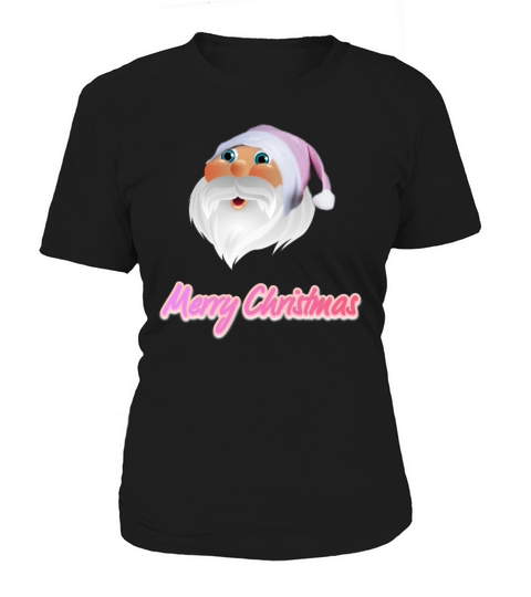 Merry Christmas Retro vintage pink santa claus Women's T-Shirt