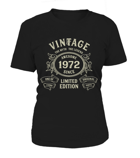 Vintage 1972 Limited Edition Born in 1972 50th Bir Women's T-Shirt