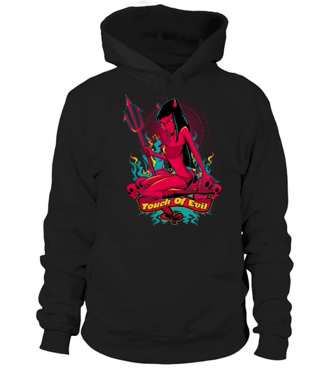 Devil Pin-Up Girl - Touch of evil Hoodie Unisex