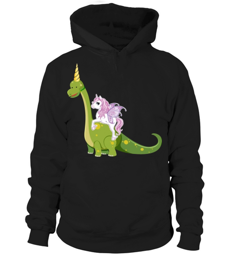 Dinosaur Unicorn Hoodie Unisex