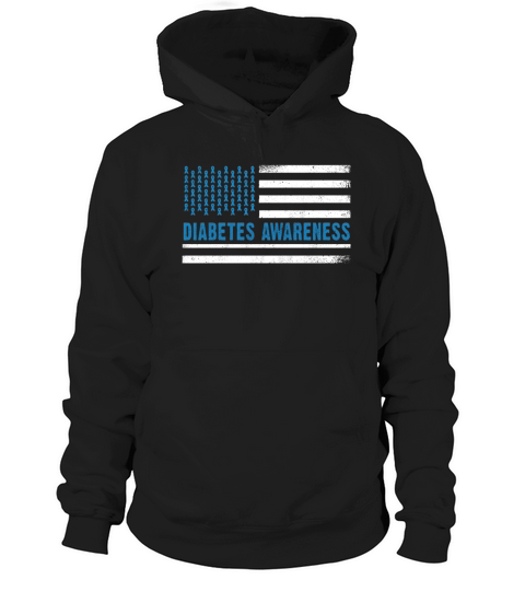 Flag November Diabetes Awareness Month Hoodie Unisex