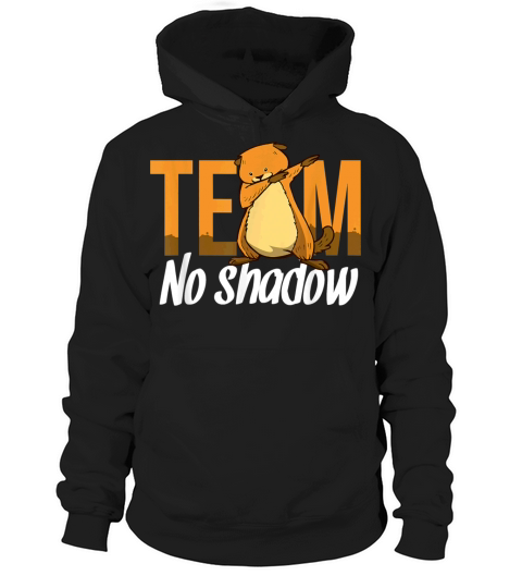 Funny Groundhog Day Team No Shadow Dabbing Kids Hoodie Unisex