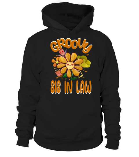 Groovy Sis in Law Family Matching Vintage Family Hoodie Unisex