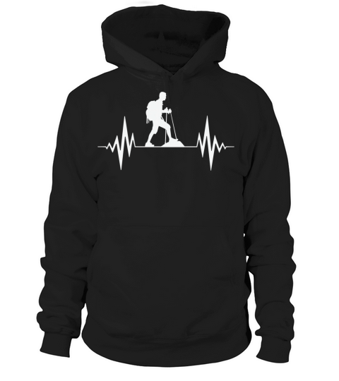 hiking heartbeat Hoodie Unisex