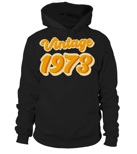 Retro Vintage 1973 Hoodie Unisex