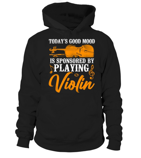 Violin Violinist Vintage Todays Hoodie Unisex