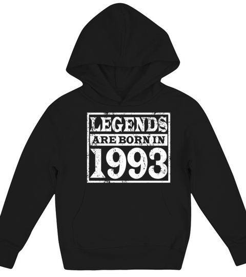 30th birthday vintage 1993 legends born in 1993 Kids Hoodie