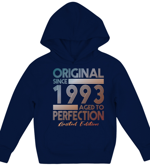 30th birthday vintage 1993 original since 1993 Kids Hoodie