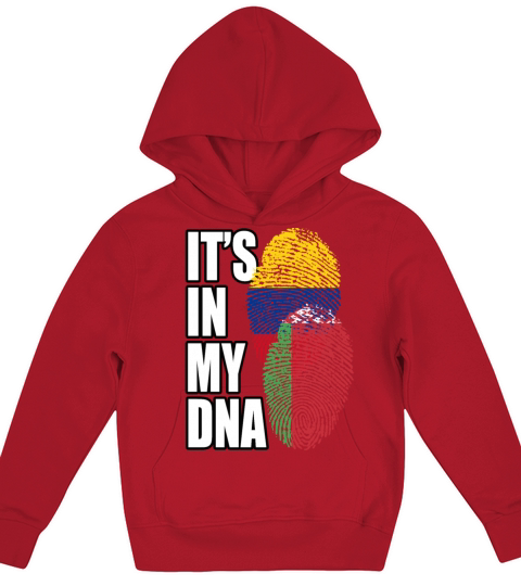 Belarusian And Colombian Mix Heritage DNA Flag Kids Hoodie