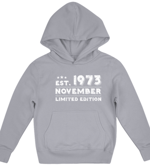 Est November 1973 - Birthday Present - Vintage Kids Hoodie