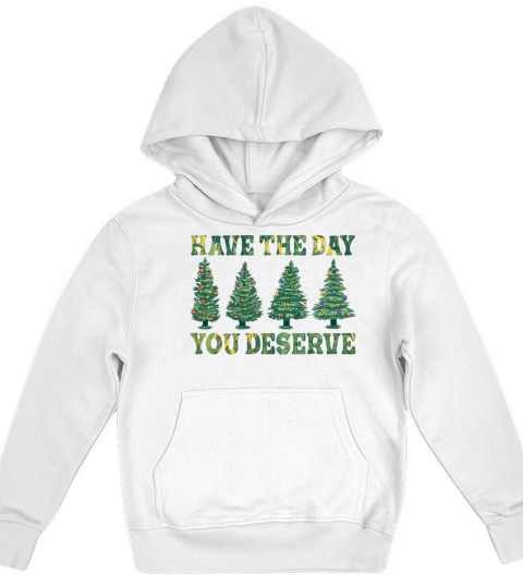 Have The Christmas You Deserve Vintage Christmas Kids Hoodie