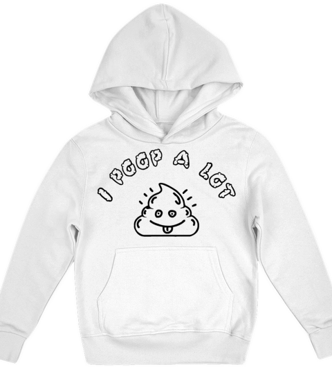i poop a lot Kids Hoodie