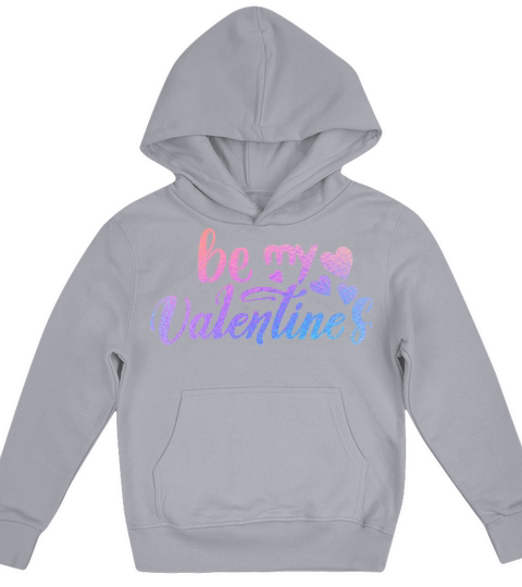 Iridescent Valentine - Be my valentines Kids Hoodie