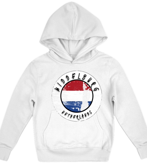 Middelburg Netherlands Vintage Kids Hoodie
