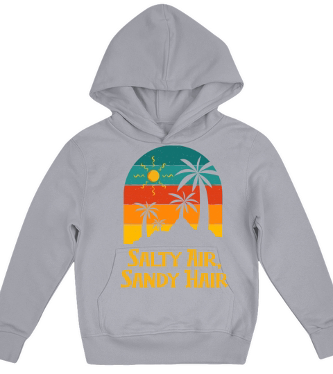 Salty Air Sandy Hair Ocean Summer Sea Tropical Kids Hoodie