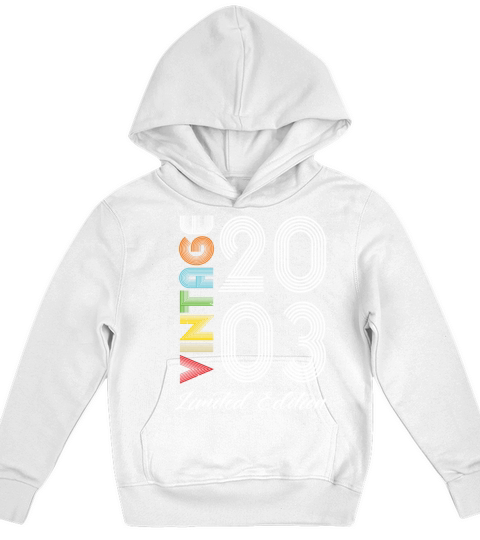 Vintage 2003 Vintage Birthday Retro Vintage Kids Hoodie