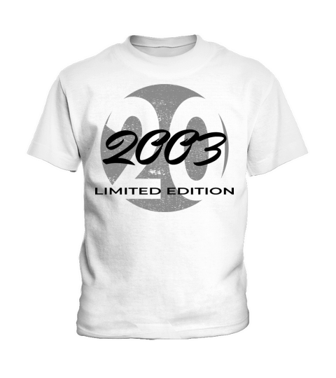 20th birthday men women 20 years 2003 vintage Kids T-Shirt