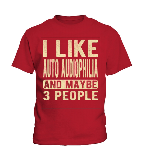 Auto Audiophilia Saying Kids T-Shirt