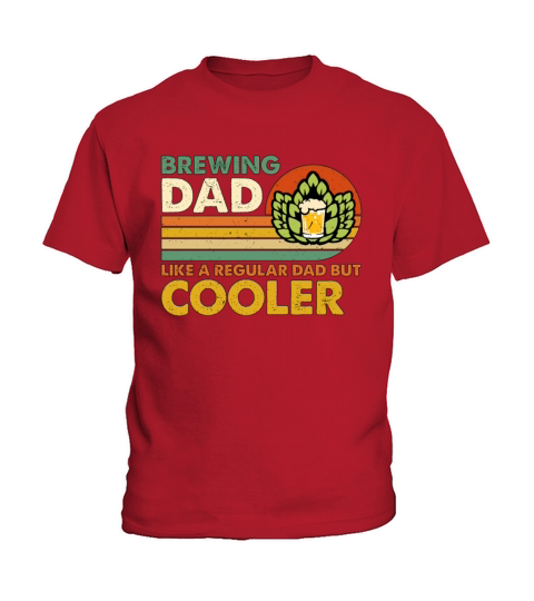 Beer Brewing Dad Like Retro Craft Beer Home Brewer Kids T-Shirt
